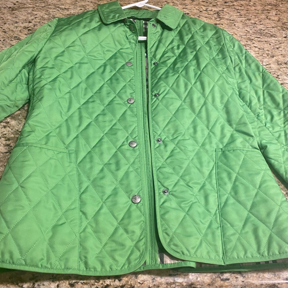 Lime Green Burberry Jacket